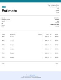 Flooring Estimate Components Breakdown