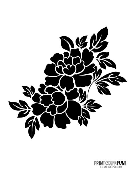 Floral Patterns Stencil