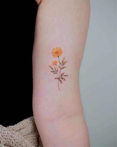 Flower Tattoo Placement and Size