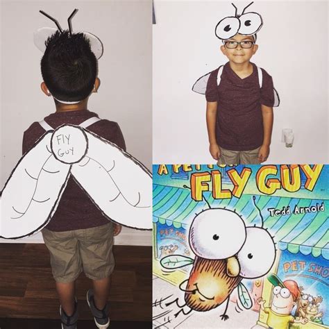 Fly Guy Costume Template 1