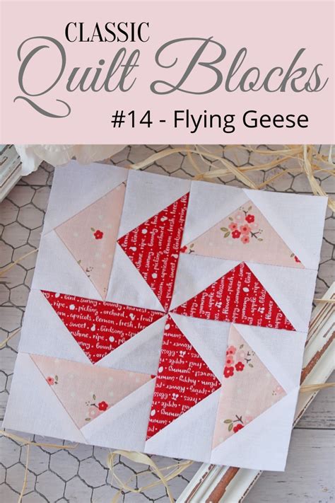 Flying Geese Quilt Block Blocks