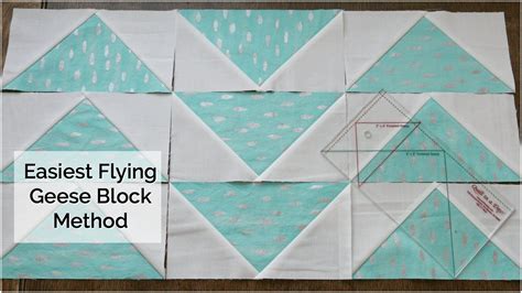 Flying Geese Quilt Block Tips