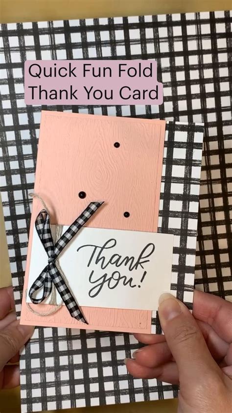 Folded Thank You Card Ideas