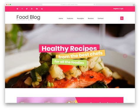 Food Blogging Template