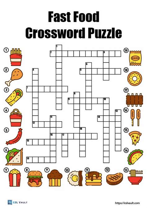 Food Crossword Clue