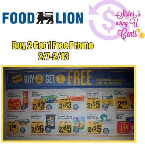 Food Lion Stamps Digital Coupons