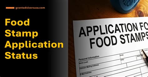 Food stamp application status