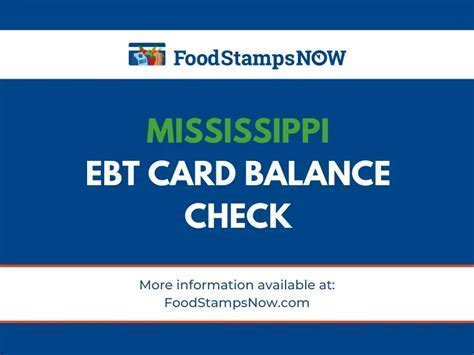 Mississippi EBT Card