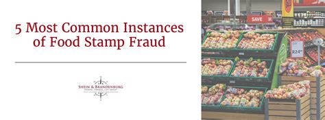 Food Stamp Fraud Awareness