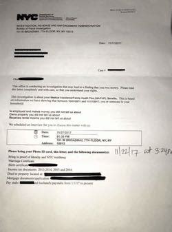 Food Stamp Investigation Letter Nc Sample