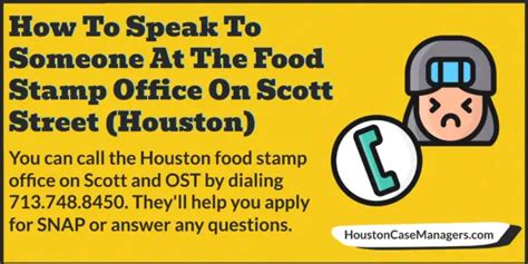 Food Stamp Office On Scott Street Hours