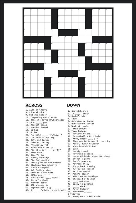 Food Stamper Crossword Tips