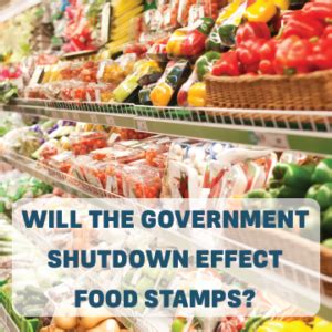 Food Stamps And Government Shutdown