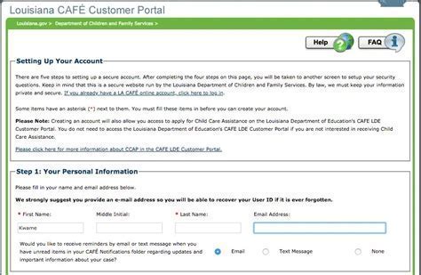 Food Stamps Application