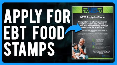 Food Stamps Application In Person