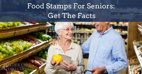 Food Stamps Benefits for Seniors