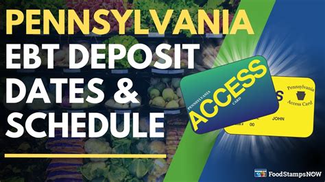 Food Stamps Deposit Schedule