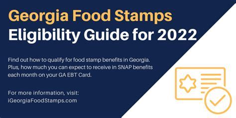 Eligibility Requirements for Food Stamps in Georgia