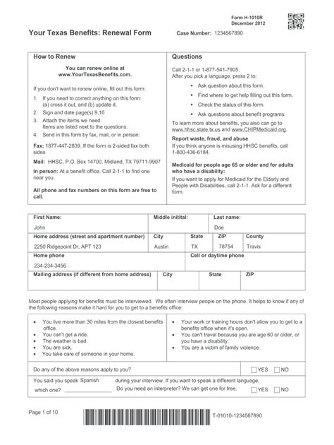 Additional Information about Food Stamps Change Report Form