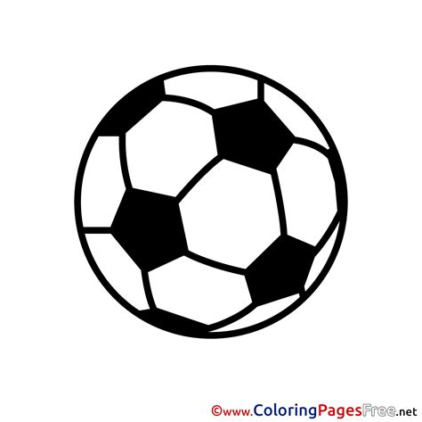 Football Ball Coloring Page