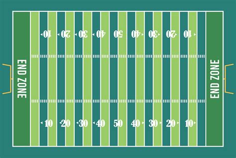 Football Field Template Layout