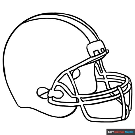 Football Helmet Coloring Pages