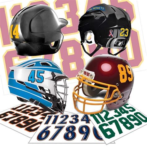 Football Helmet Decals