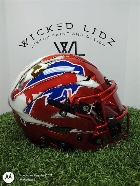 Graffiti Football Helmet Template Design