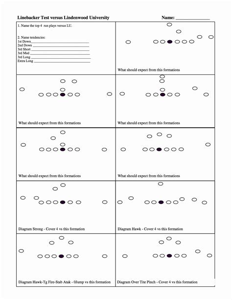 Football Play Template 5