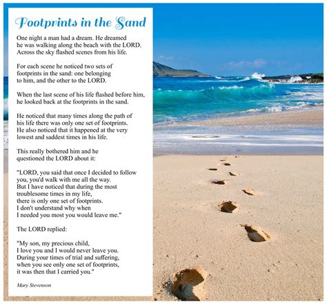 Footprints in the Sand Printables for Kids in the Classroom