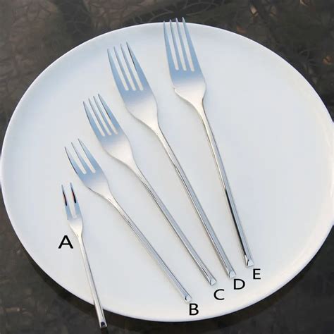 A selection of forks for desserts