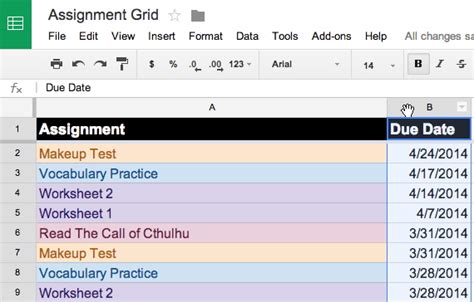 Format Cells Based on Dates