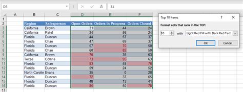 Format Cells Based on Values