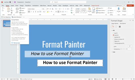 Format Painter in Excel