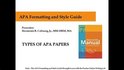 Formatting APA 7th Edition Document