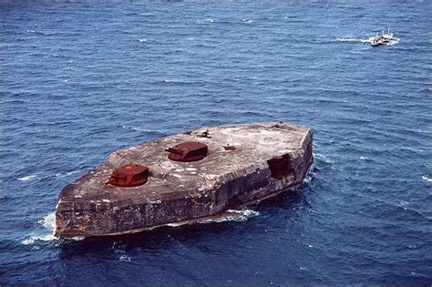 Old photograph of Fort Drum during World War II