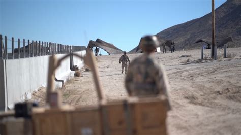 Soldiers in training at Fort Irwin