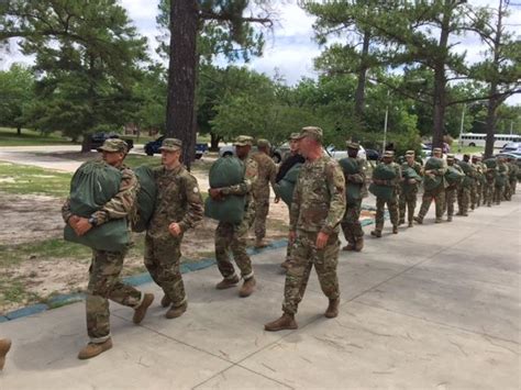 Recruits at Fort Jackson SC