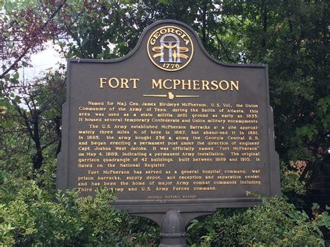 Fort McPherson, located in Atlanta, Georgia