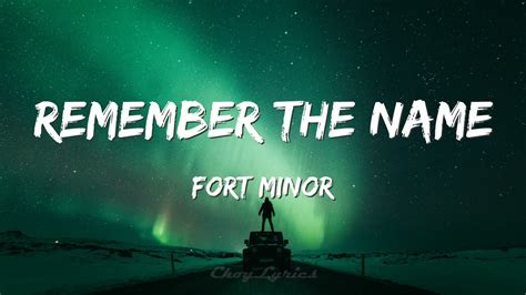 Fort Minor Remember the Name