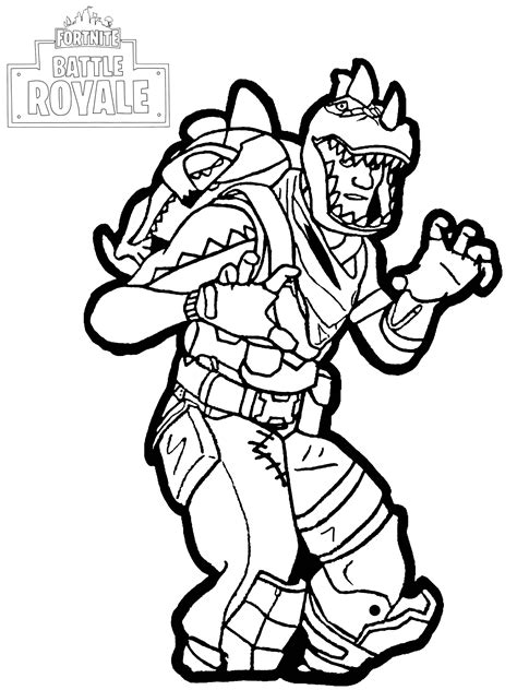 Fortnite Coloring Pages Free Download For Kids