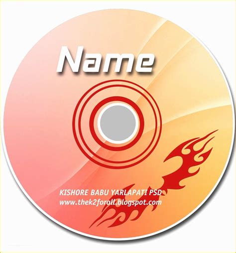 5 Free blank CD printable templates