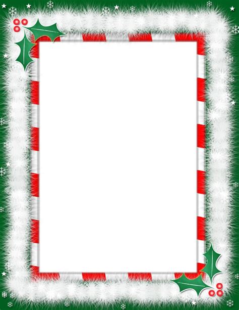 Vintage-Inspired Christmas Border Template