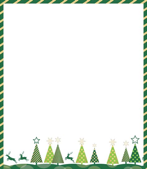 Classic Christmas Border Template