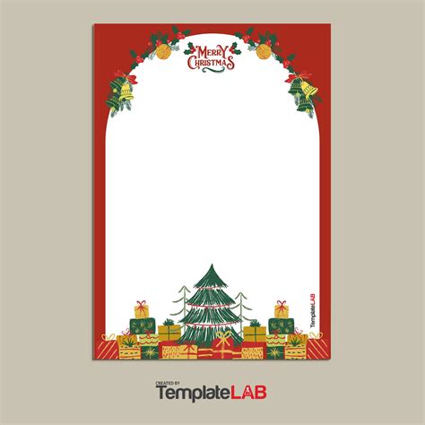 Modern Christmas Border Template