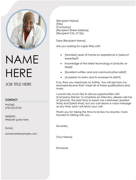 Free Cover Letter Templates