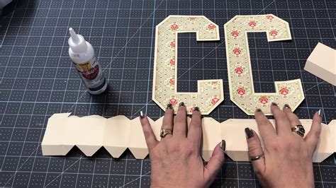 Free Cricut 3D Letter Template 6