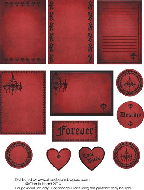 Free Gothic Printables