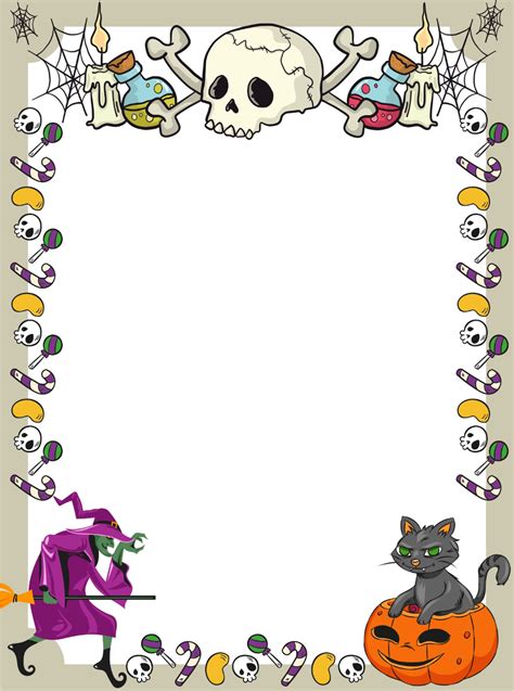 Free Halloween borders