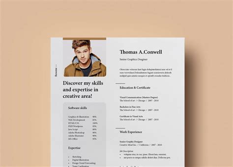 Free InDesign Resume Templates